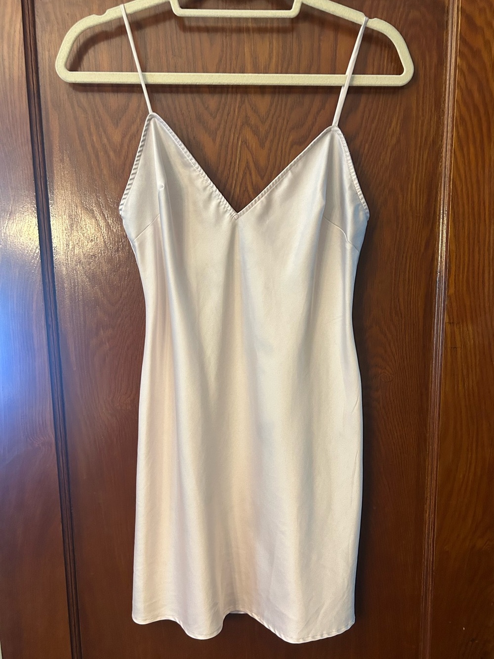 Acler Light Nude Pink Slip Dress with Adjustable Straps  AU 10 / US 6